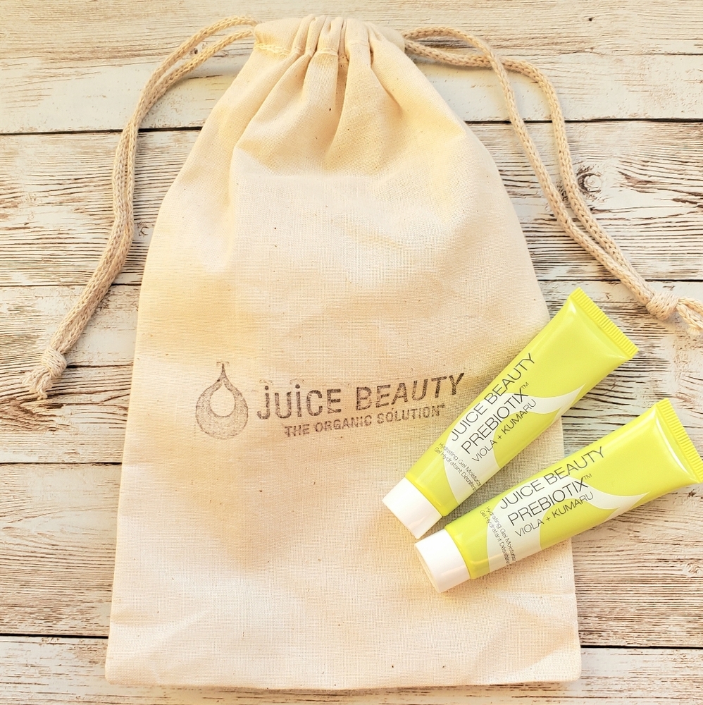 Juice Beauty Prebiotix Hydrating Gel Moisturizer - Viola + Kumar and Travel Bag